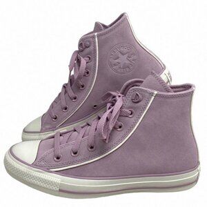 Converse Chuck Taylor High Shoes Suede Pink For Women A05413C SB Sneakers Casual